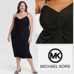 MICHAEL Michael Kors Black Dress sleeveless tank dress Size 3x